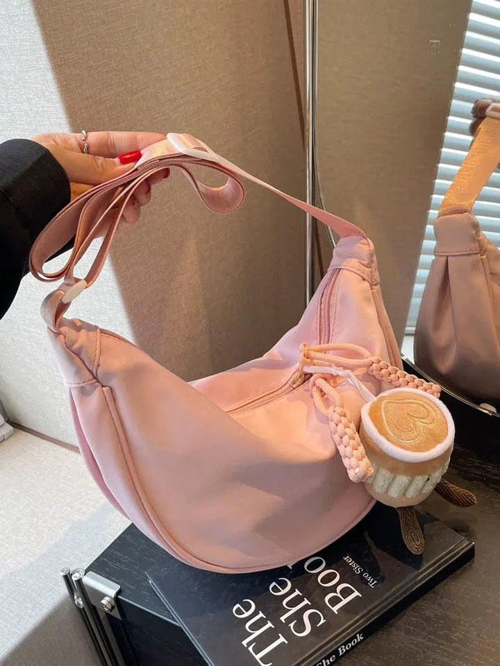 Plush Accessory Crossbody Sling Bag