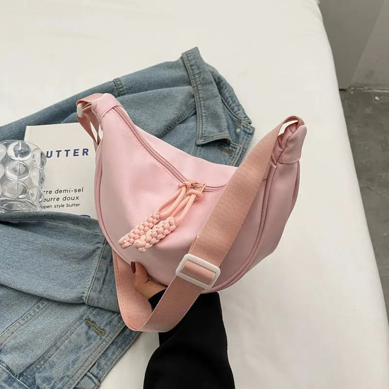 Plush Accessory Crossbody Sling Bag