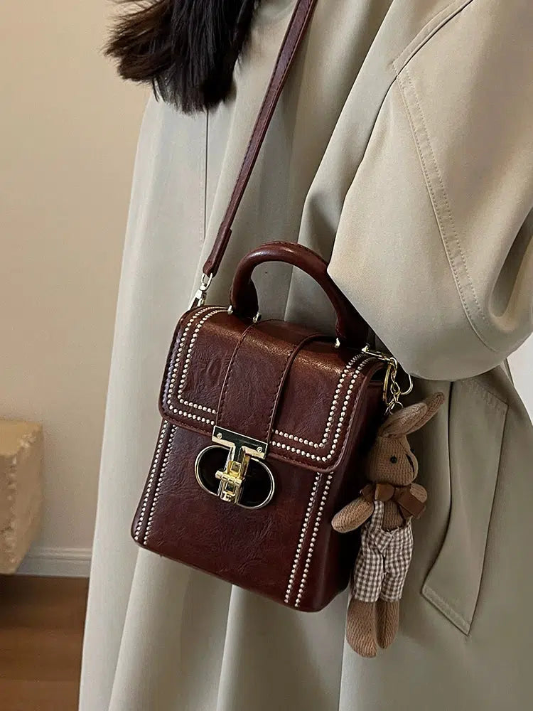 Plush Bunny Accessory Small Square Bag