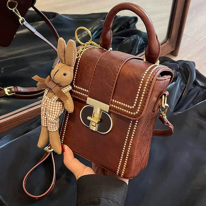 Plush Bunny Accessory Small Square Bag