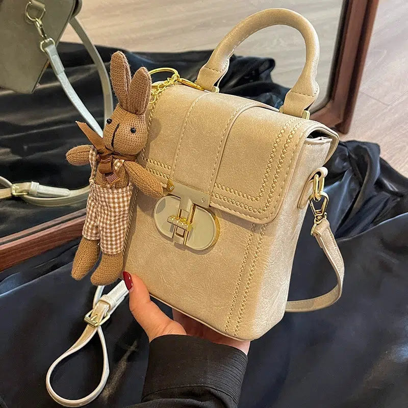 Plush Bunny Accessory Small Square Bag