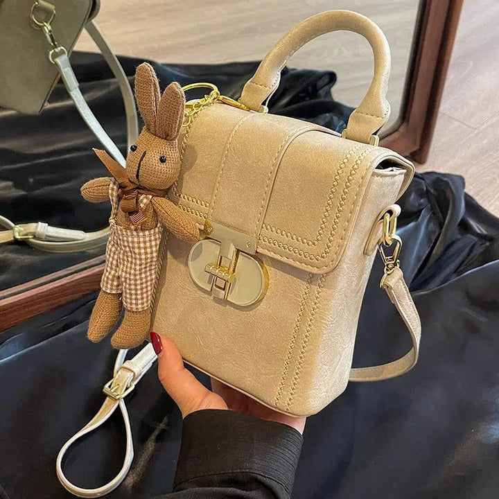 Plush Bunny Accessory Small Square Bag