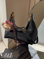Plush Charm Decoration Shoulder Bag