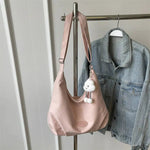 Plush Cloud Charm Shoulder Bag