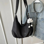 Plush Cloud Charm Shoulder Bag
