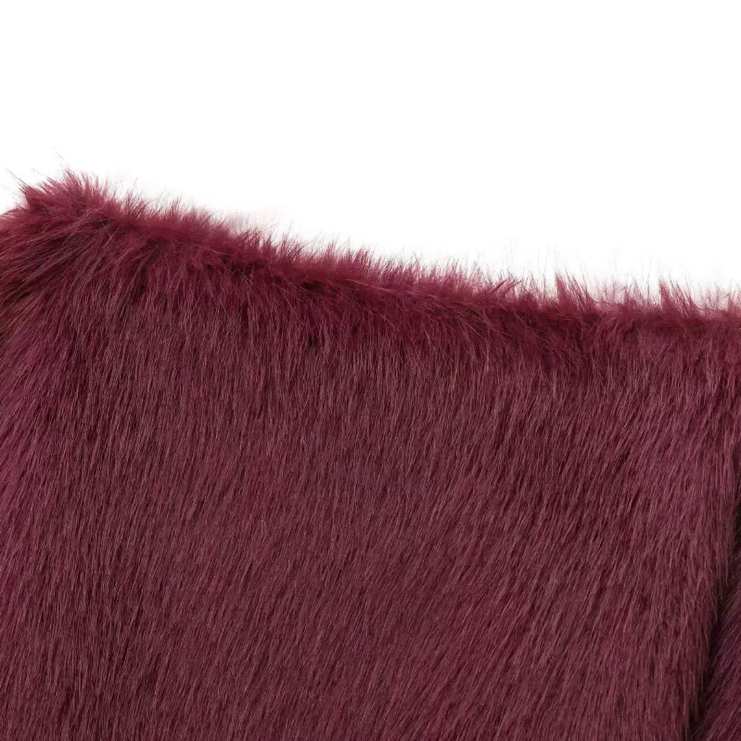 Plush Cropped Hoodie Top