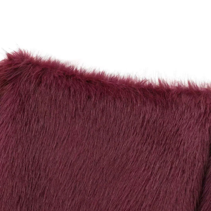 Plush Cropped Hoodie Top
