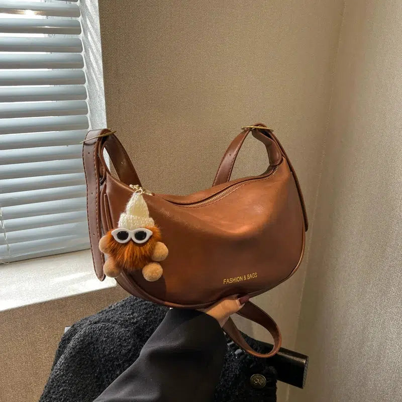 Plush Keychain Accessory Shoulder Bag