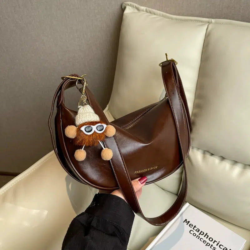 Plush Keychain Accessory Shoulder Bag