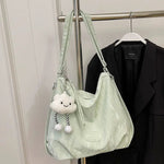 Plush Keychain Casual Shoulder Bag