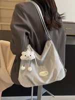 Plush Keychain Casual Shoulder Bag