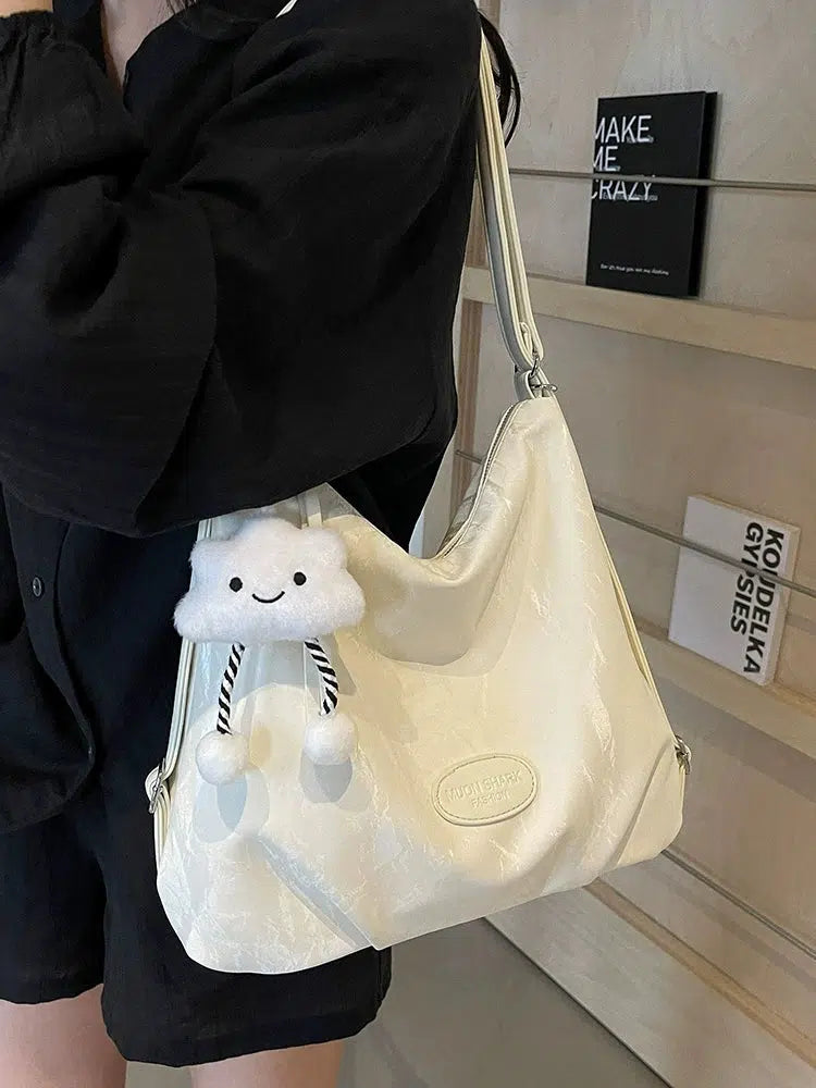 Plush Keychain Casual Shoulder Bag