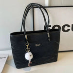 Plush Keychain Chic Shoulder Tote Bag