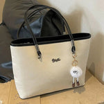 Plush Keychain Chic Shoulder Tote Bag