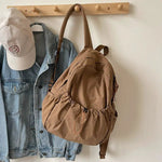 Plush Keychain Drawstring Backpack