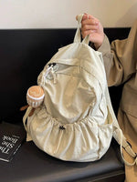 Plush Keychain Large Capacity Backpack