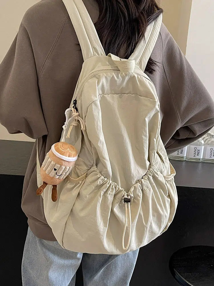 Plush Keychain Large Capacity Backpack