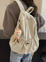 Plush Keychain Large Capacity Backpack