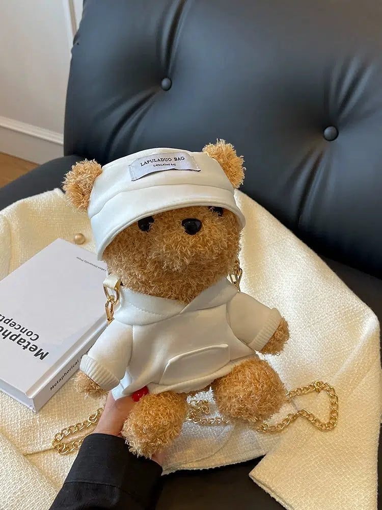 Plush Teddy Bear Shoulder Bag