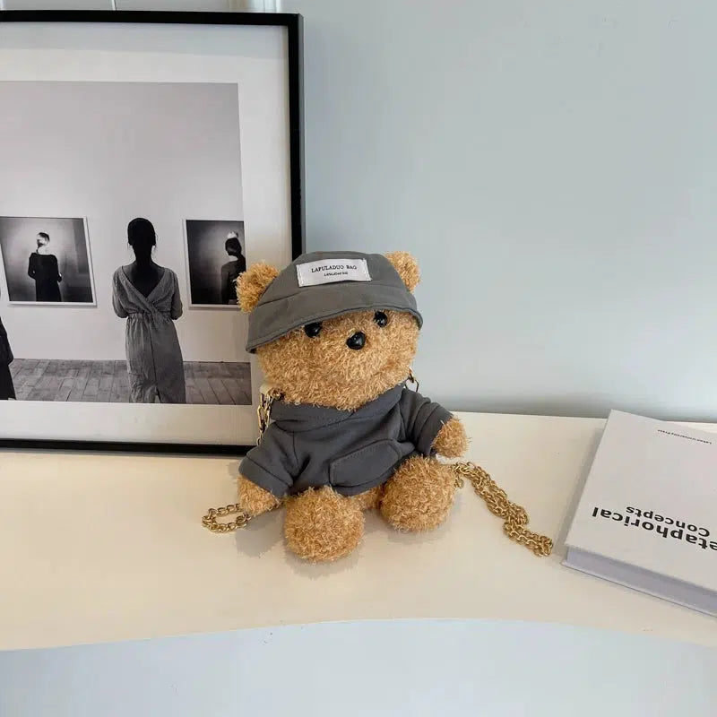 Plush Teddy Bear Shoulder Bag