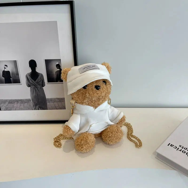 Plush Teddy Bear Shoulder Bag