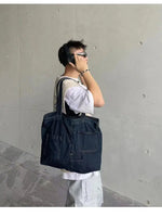 Pocket Detail Casual Denim Bag