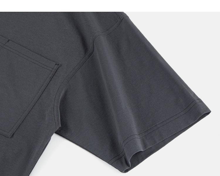 Pocket Outdoor Drop Shoulder T-shirt