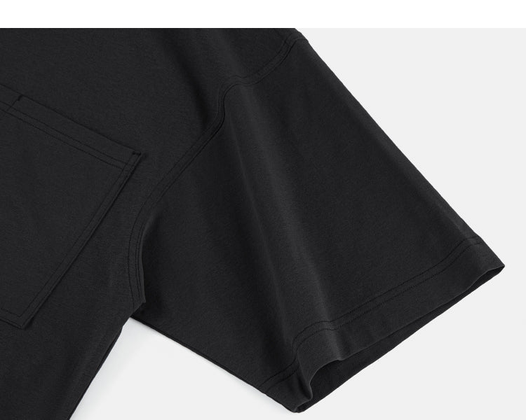 Pocket Outdoor Drop Shoulder T-shirt