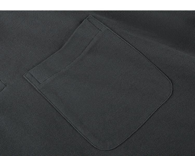 Pocket Solid Color Long Sleeve Shirt