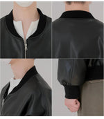 Pockets Leather Jacket