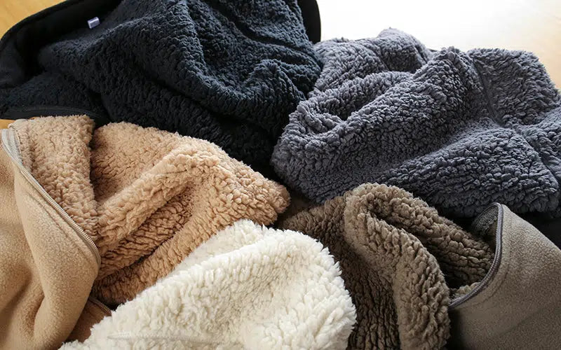 Polar Fleece Double Layer Cardigan Sweatshirt