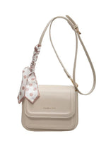 Polka Dot Scarf Crossbody Satchel Bag