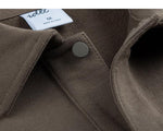 Polo Lapel Basic Sweatshirt