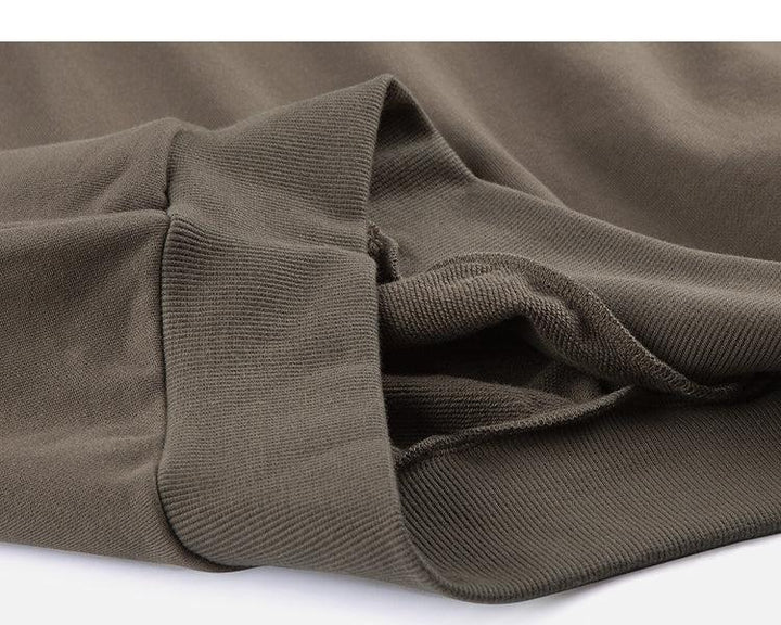 Polo Lapel Basic Sweatshirt