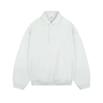 Polo Lapel Basic Sweatshirt