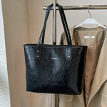 Pom Keychain Stylish Leather Tote Bag