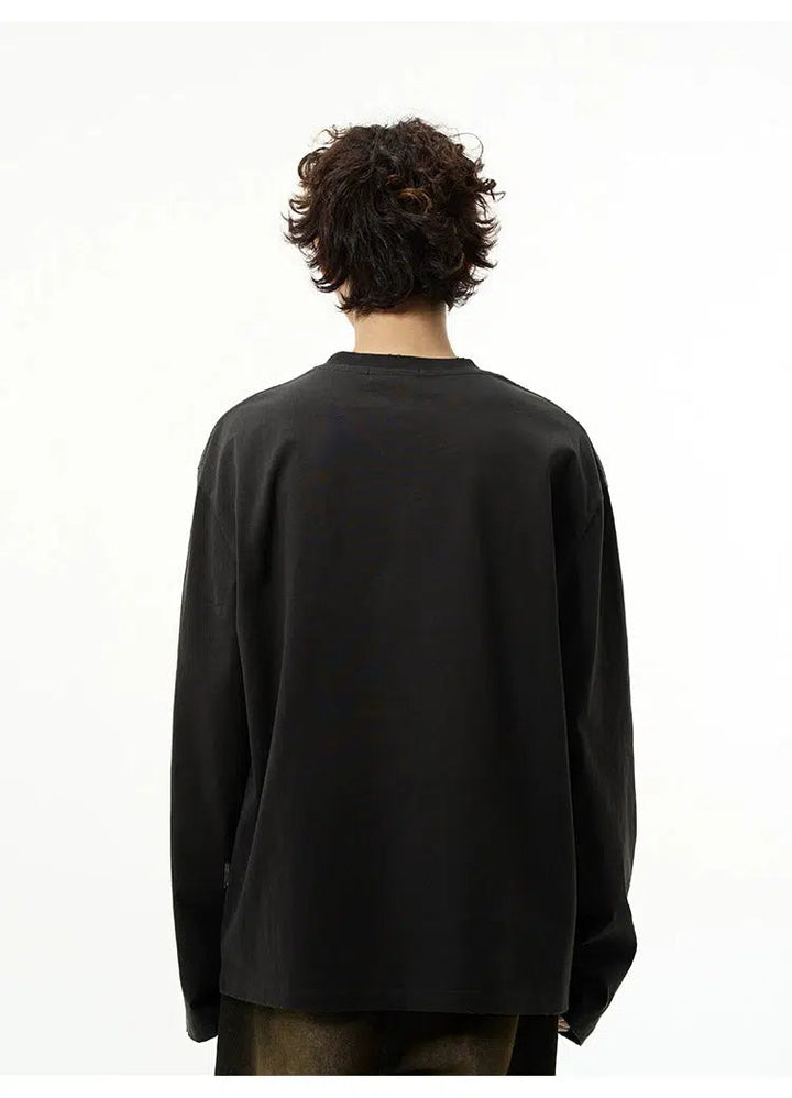 Portrait Print Pullover