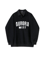 Print Long Sleeve Polo Shirt