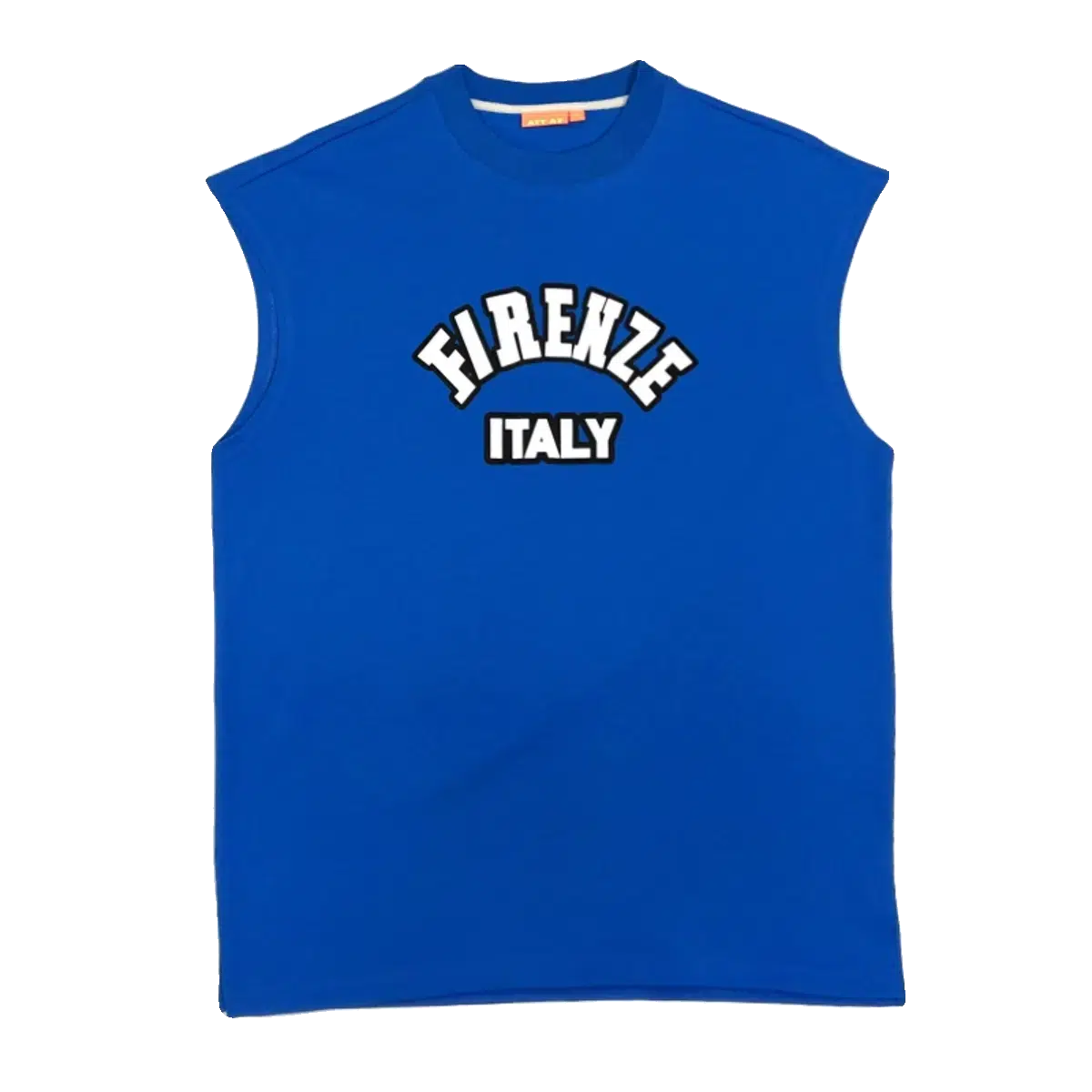 Printed Cotton Neckline Sleeveless Vest