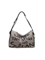 Printed Crossbody Messenger Bag