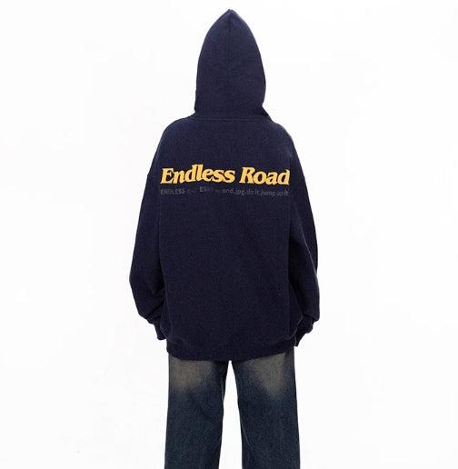 Printed Fleece Hooded Sweatshirt