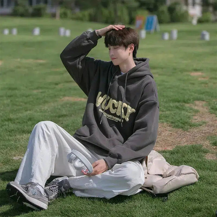 Printed Hooded Sweatshirt