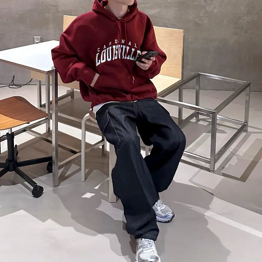 Printed Hooded Sweatshirt