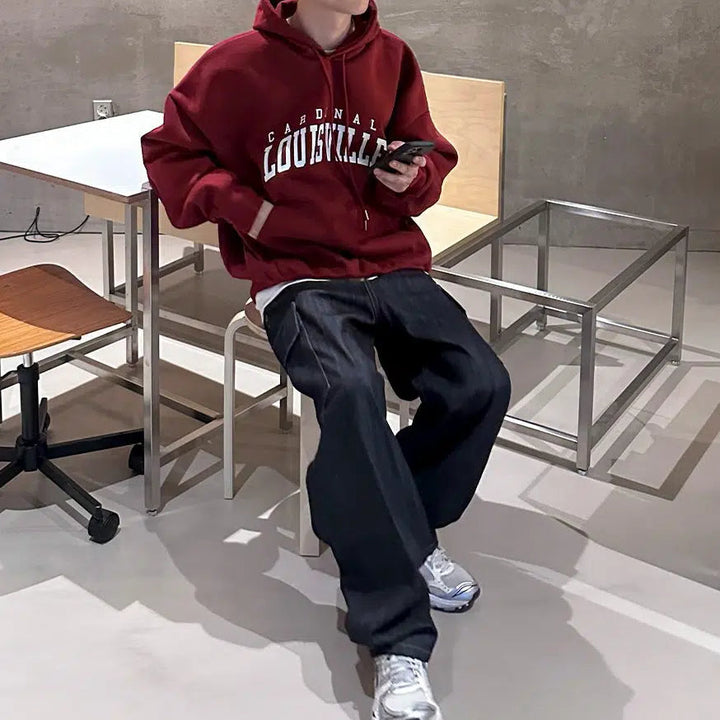 Printed Hooded Sweatshirt