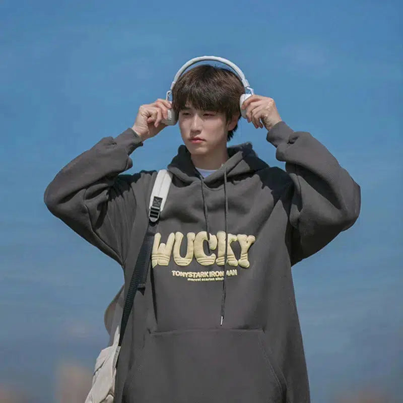 Printed Hooded Sweatshirt