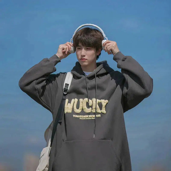 Printed Hooded Sweatshirt