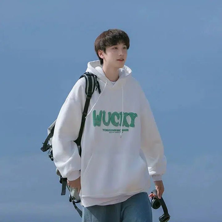 Printed Hooded Sweatshirt