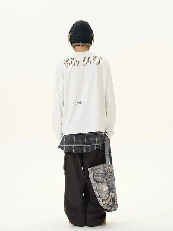 Printed Long-sleeved Sweatshirt