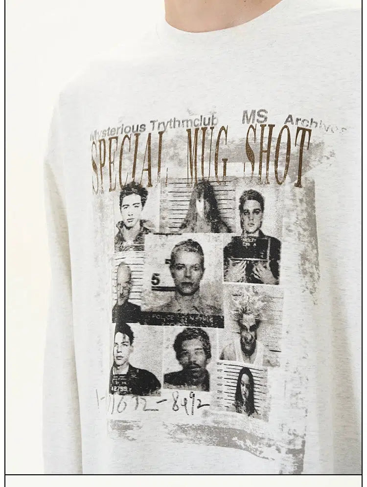 Printed Long-sleeved Sweatshirt