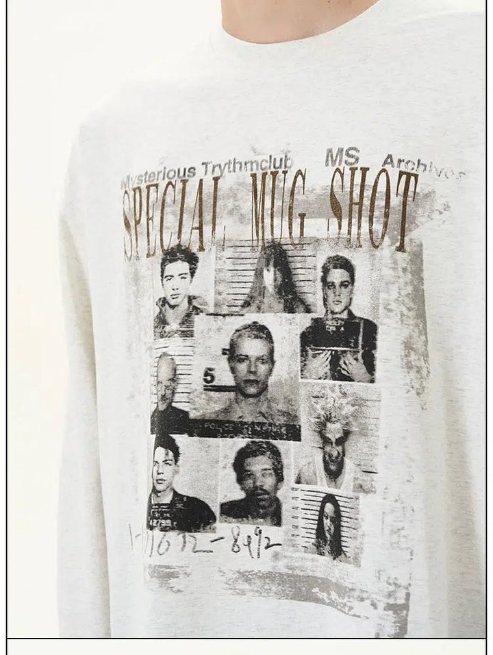 Printed Long-sleeved Sweatshirt